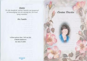 VORSTER-Carina-1955-2007-F