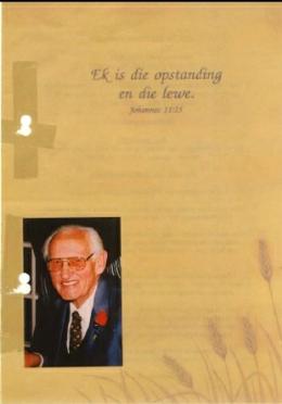 VORSTER-Daniël-Jacobus-1917-1998-M