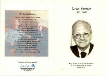 VORSTER-Louis-1925-2008-M