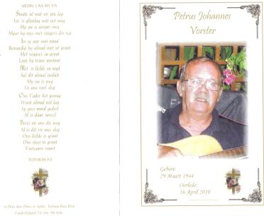 VORSTER-Petrus-Johannes-1944-2010-M