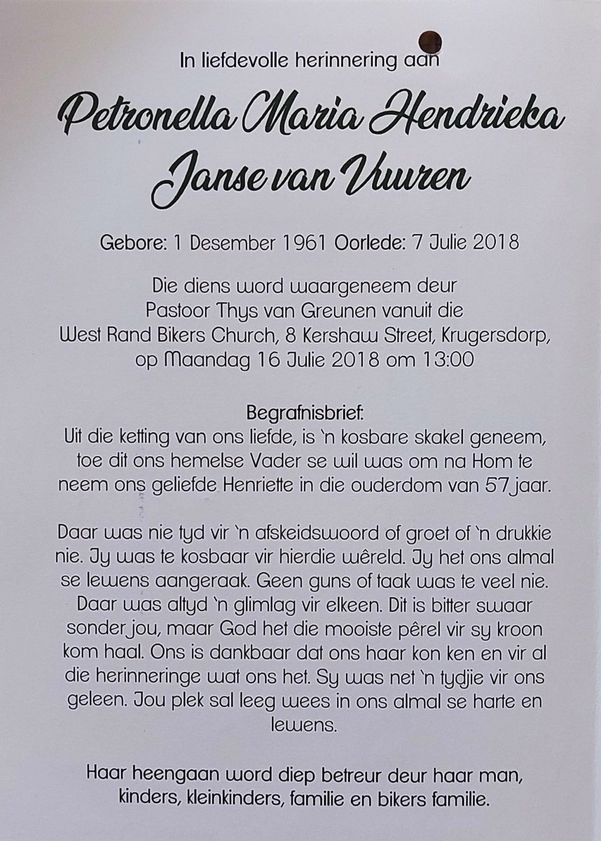 VUUREN-JANSE-VAN-Petronella-Maria-Hendrika-Nn-Henriette-nee-Czabai-1961-2018-F_2