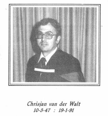 WALT-VAN-DER-Chrisjan-1947-1991-M