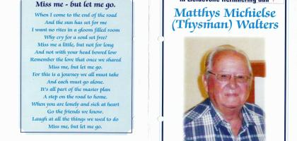 WALTERS-Matthys-Michielse-Nn-Thysman-1927-2014-M