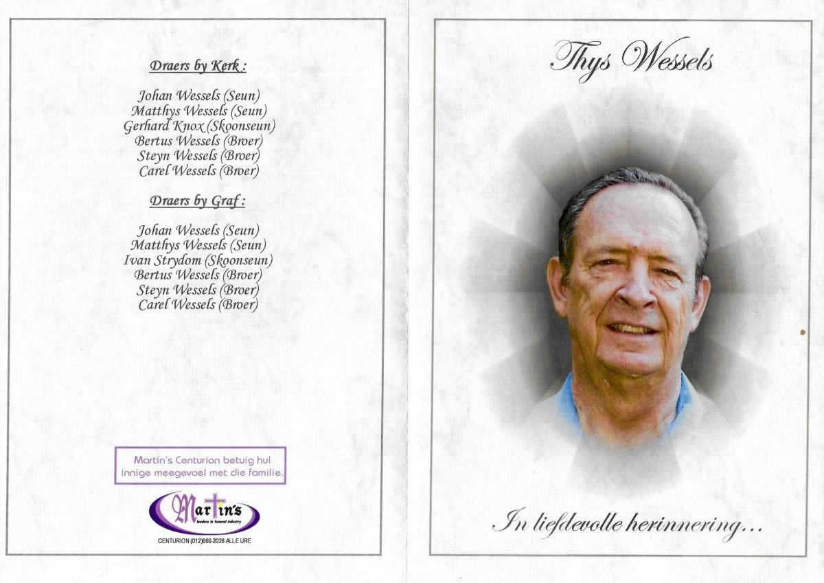 WESSELS-Matthys-Johannes-Nn-Thys.Loveaboy-1945-2006-M-01