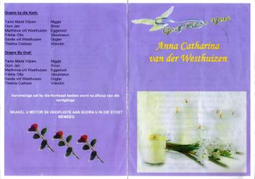 WESTHUIZEN-VAN-DER-Anna-Catharina-1951-2009-F