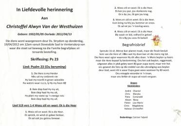 WESTHUIZEN-VAN-DER-Christoffel-Alwyn-1932-2012-M