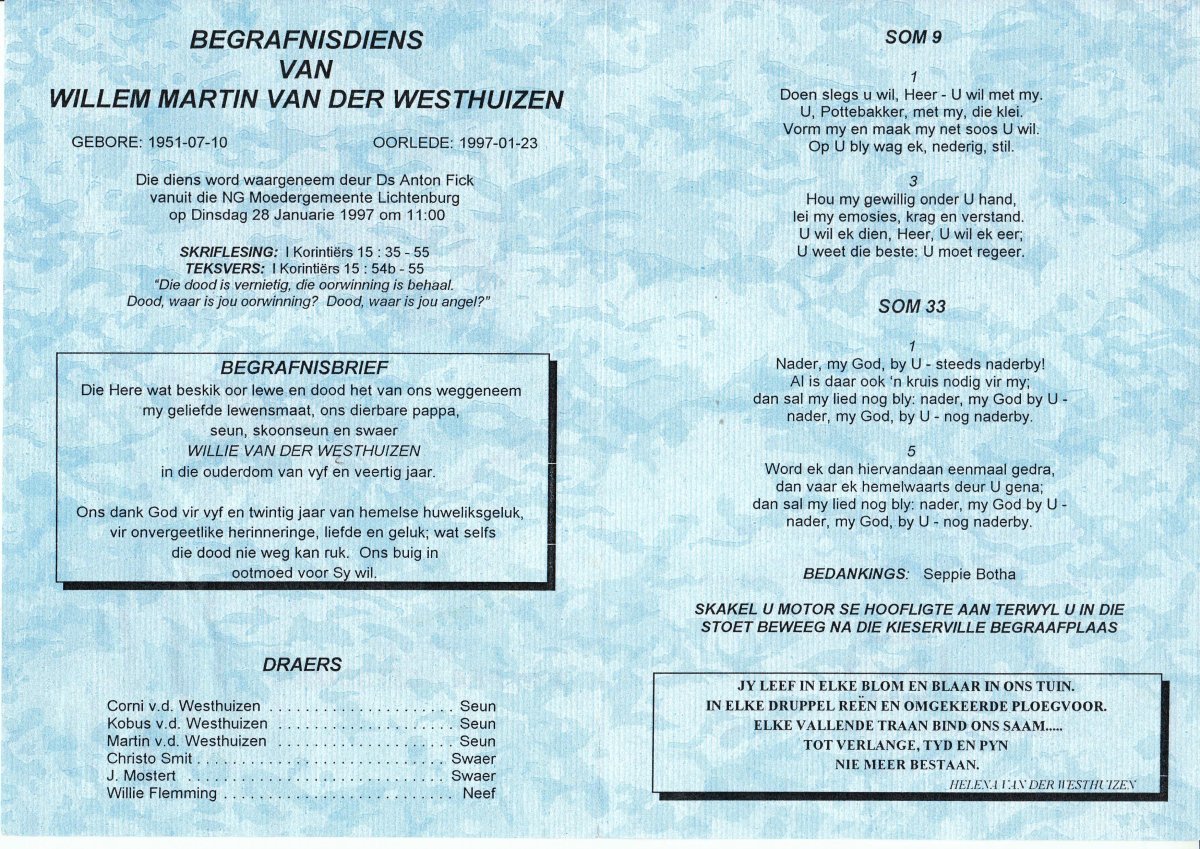 WESTHUIZEN-VAN-DER-Willem-Martin-Nn-Willie-1951-1997-M-02