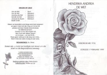 WET-DE-Hendrika-Andrea-1918-1999-F