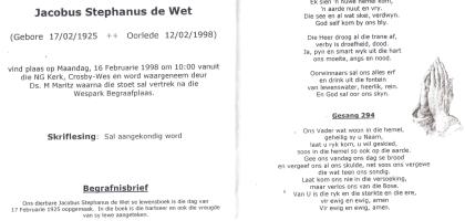 WET-DE-Jacobus-Stephanus-1925-1998