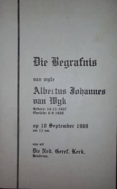 WYK-VAN-Albertus-Johannes-1907-1969-M