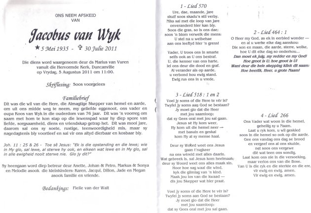 WYK, Jacobus van 1935-2011_02