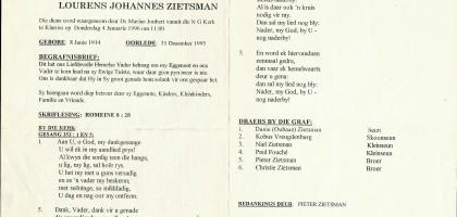 ZIETSMAN-Lourens-Johannes-1914-1996-M