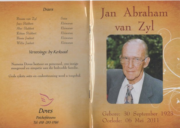 ZYL, Jan Abraham van 1923-2011_1
