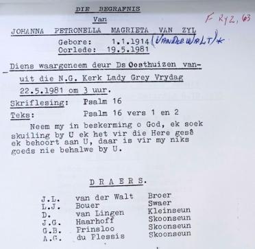 ZYL-VAN-Johanna-Petronella-Magrieta-nee-VanDerWalt-1914-1981-F