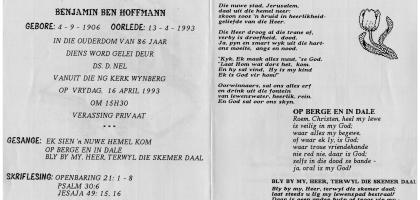HOFFMANN-Benjamin-Ben-1906-1993-M
