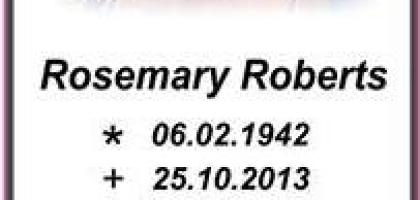 ROBERTS-Rosemary-1942-2013