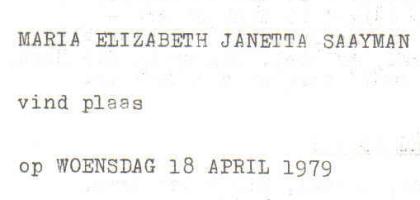 SAAYMAN-Maria-Elizabeth-Janetta-1903-1979-F